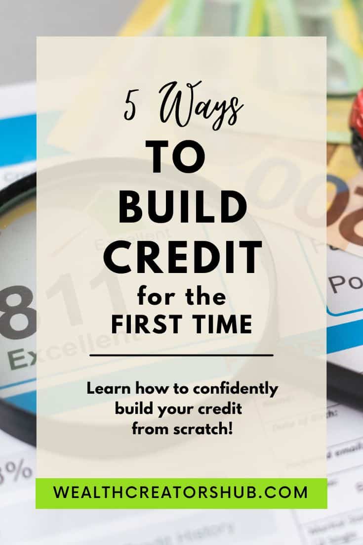 How to build credit for the first time